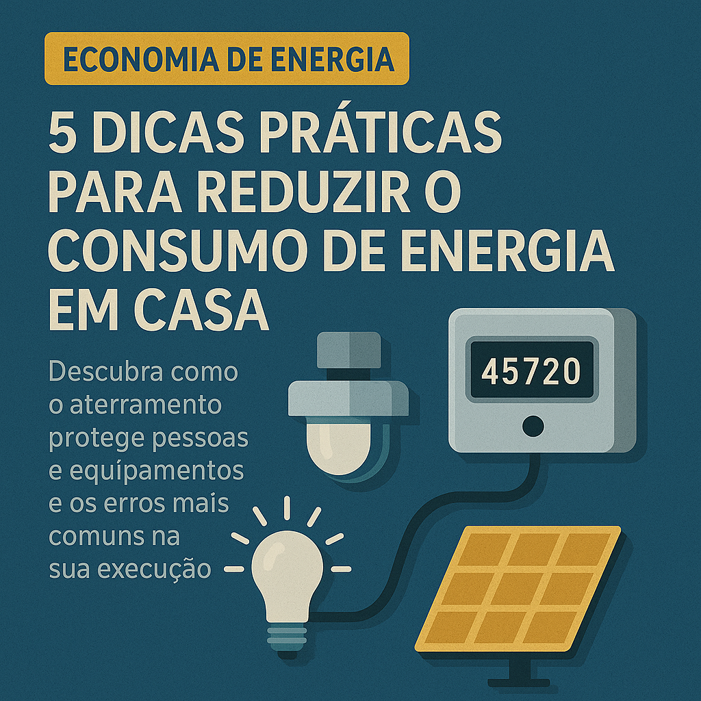 5 dicas práticas para reduzir o consumo de energia em casa